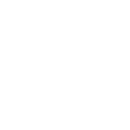 White illustration outline of an outstretched hand with a plant growing in the palm