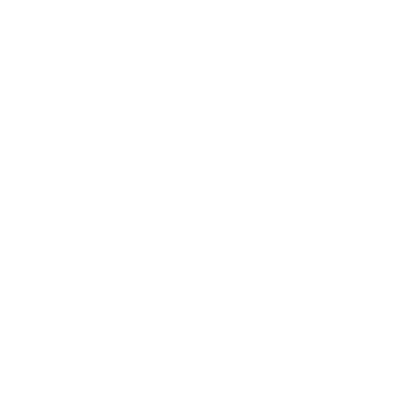 White illustration outline of five trees in a group